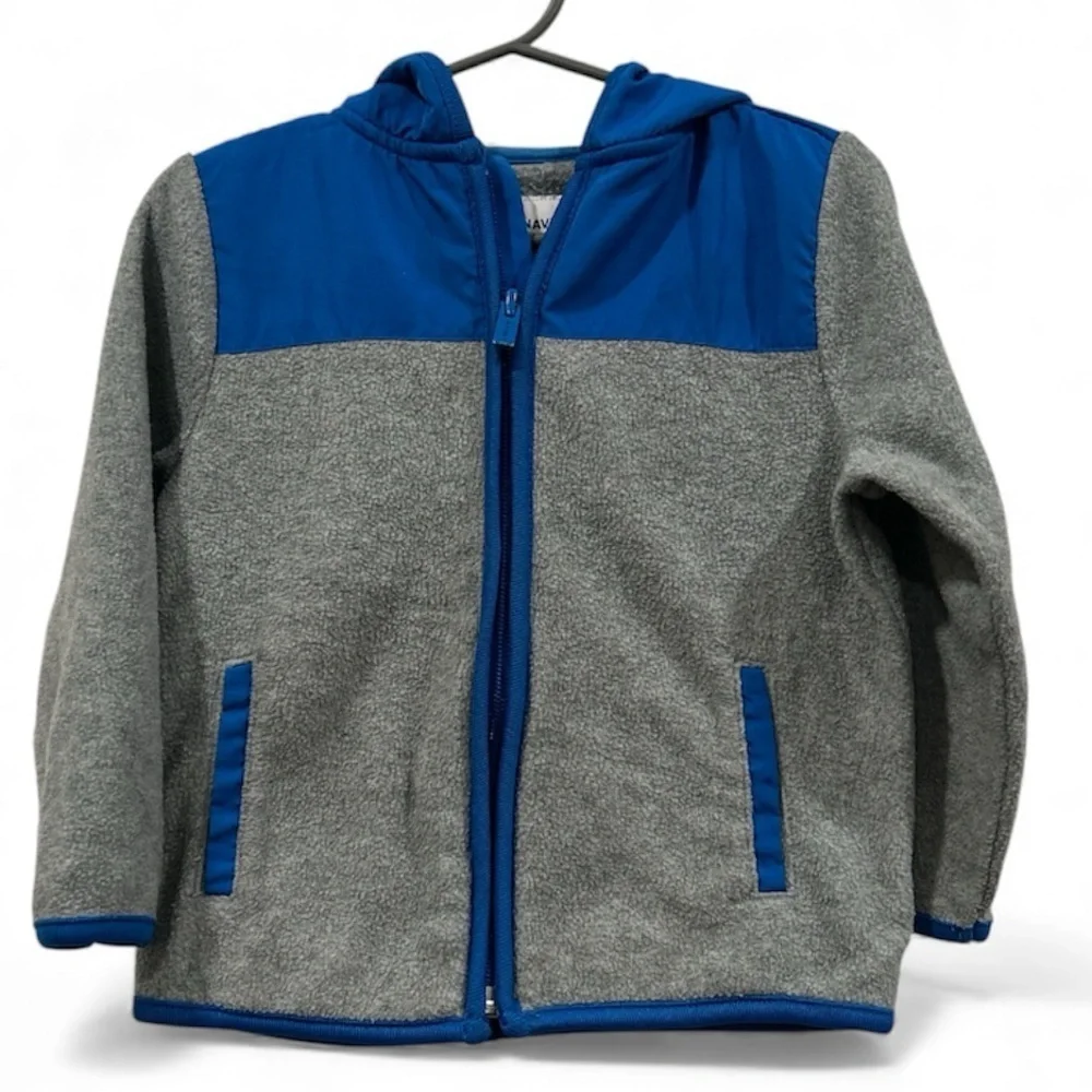 Old Navy Kids Blue and Gray Hoodie